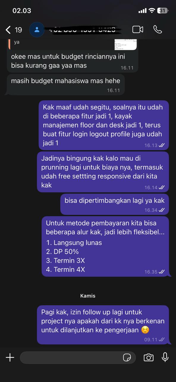 Review Klien Tesis